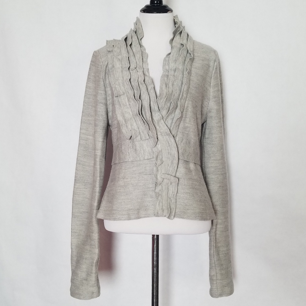 BCBGMaxAzria Wool Fitted Blazer Coat